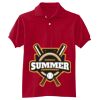 Youth 50/50 EcoSmart® Jersey Knit Polo Thumbnail