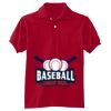 Youth 50/50 EcoSmart® Jersey Knit Polo Thumbnail